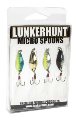 Lunkerhunt Micro Spoon 4-Piece Multi Pack