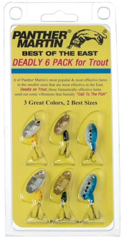 Panther Martin Best Of The East 6 Pack Spinner Kit